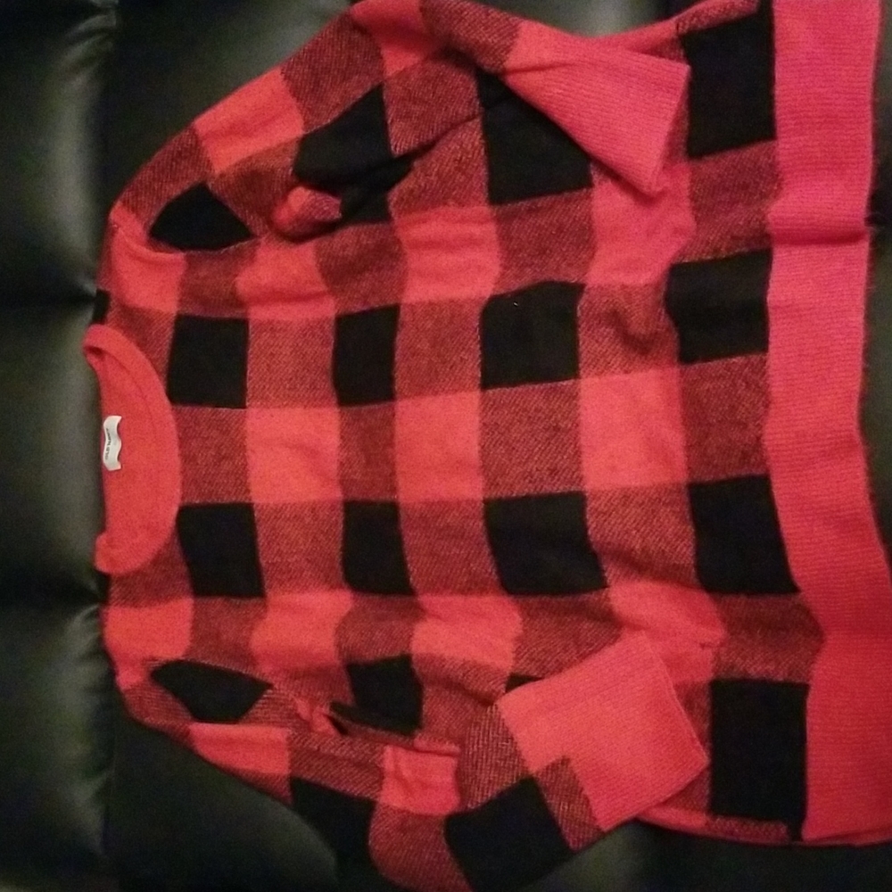 Old Navy Buffalo Check Sweater 3X